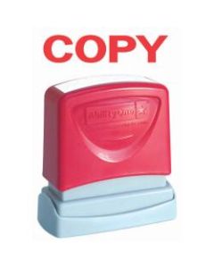 Accu-Stamp Pre-Inked Message Stamp, Copy, Red (AbilityOne 7520-01-207-4108)