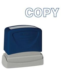 Sparco COPY Title Stamp - Message Stamp - "COPY" - 1.75in Impression Width x 0.62in Impression Length - Blue - 1 Each