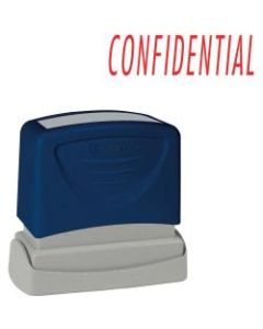 Sparco CONFIDENTIAL Red Title Stamp - Message Stamp - "CONFIDENTIAL" - 1.75in Impression Width x 0.62in Impression Length - Red - 1 Each