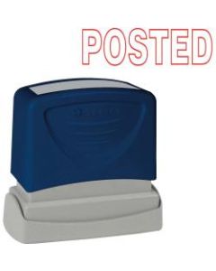 Sparco POSTED Red Title Stamp - Message Stamp - "POSTED" - 1.75in Impression Width x 0.62in Impression Length - Red - 1 Each