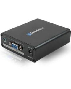 Comprehensive VGA with Stereo Audio to HDMI Converter - 4K@60 (YUV420) - Functions: Signal Conversion - VGA - USB - Audio Line In