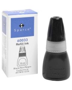 Sparco Stamp Refill Inks - 1 Each - Black Ink