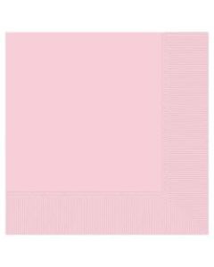Amscan 2-ply Beverage Napkins, 5in x 5in, Blush Pink, Pack Of 350 Napkins