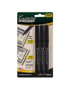 Dri-Mark Counterfeit Detector Pens, Pack Of 3 Pens