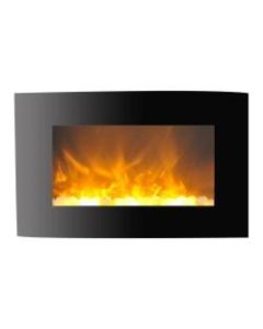 Cambridge Callisto CAM35WMEF-1BLK Electric Fireplace - Indoor - Wall Mountable