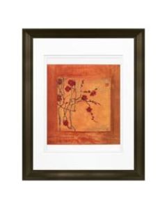 Timeless Frames Floral Marren Wall Artwork, 14in x 11in, Chinese Blossoms I