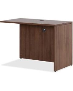 Lorell Essentials Series Reverse Return Shell, 29-1/2inH x 42inW x 24inD, Walnut