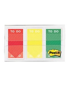 Post-it Printed Flags, 1in x 1 7/16in, To Do, Assorted Colors, Pack Of 60 Flags