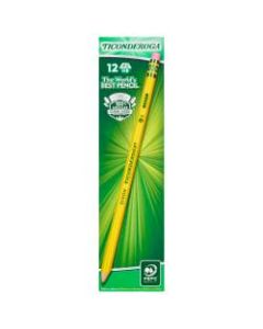 Ticonderoga Pencils, Presharpened, #2 Lead, Soft, Pack of 12