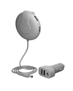 ChargeHub V6 Shareable Car Charger, Gray, CRG-V6-003