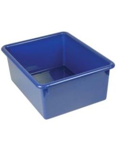 Romanoff Stowaway Letter Box No Lid, 5 1/4inH x 10 1/2inW x 13 1/8inD, Blue, Pack Of 4