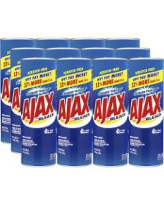 AJAX Bleach Powder Cleanser - Powder - 28 oz (1.75 lb) - 12 / Carton - Blue