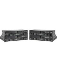 Cisco SF220-24P 24-Port 10/100 PoE Smart Plus Switch - 24 Ports - Manageable - 10/100Base-TX, 10/100/1000Base-T, 1000Base-X - 2 Layer Supported - 2 SFP Slots - Desktop, Rack-mountable - Lifetime Limited Warranty