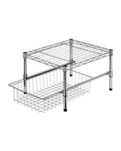 Honey-Can-Do Under-Cabinet Organizer, Chrome