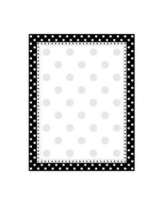 Barker Creek Computer Paper, 8 1/2in x 11in, Black-And-White Dot, Pack Of 50 Sheets