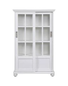 Ameriwood Home Aaron Lane 4-Shelf Bookcase, White