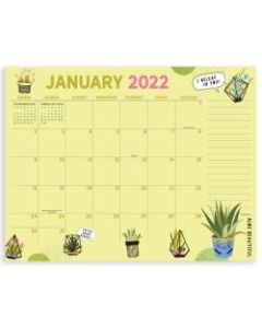 TF Publishing Large Monthly Desk Pad Calendar, 17in x 22in, Theme, January To December 2022