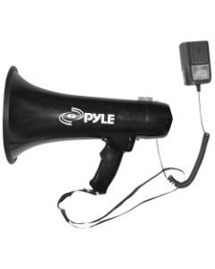 PylePro 40 Watts Professional Megaphone / Bullhorn w/Siren and 3.5mm Aux-In For Digital Music/iPod - 40 W Amplifier - Built-in Amplifier