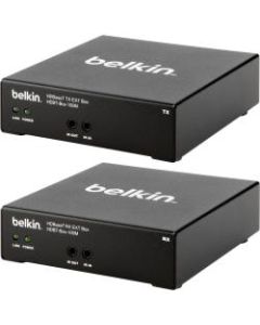 Belkin HDBaseT TX/RX AV Extender Box (Up to 100M) - 328.08 ft Range - 2 x Network (RJ-45) - 1 x HDMI In - 1 x HDMI Out - Category 6
