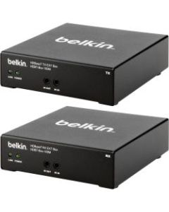 Belkin HDBaseT TX/RX AV Extender Box (Up to 100M) - 328.08 ft Range - 2 x Network (RJ-45) - 1 x HDMI In - 1 x HDMI Out - Category 6