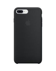Apple iPhone 8 Plus / 7 Plus Silicone Case - Black - For Apple iPhone 7 Plus, iPhone 8 Plus Smartphone - Black - Silky - Silicone, MicroFiber