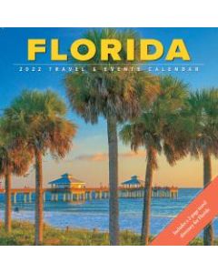 Willow Creek Press Scenic Monthly Wall Calendar, 12in x 12in, Florida, January To December 2022