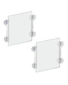 Azar Displays Vertical/Horizontal Sign Frames with Suction Cups, 8 1/2inx11in, Clear, Pack of 2Material: AcrylicOrientation: PortraitLoading Style: Top LoadingSign Measurement: 8.5inW x 11inHOverall Measurement: 11.5inW x 11inHIncludes: 4 Suction Cups
