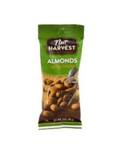 Nut Harvest Nuts, Lightly Roasted Almonds, 3 Oz, Box Of 8