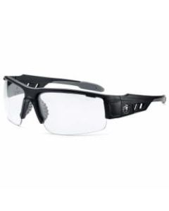 Ergodyne Skullerz Safety Glasses, Dagr, Matte Black Frame, Clear Lens