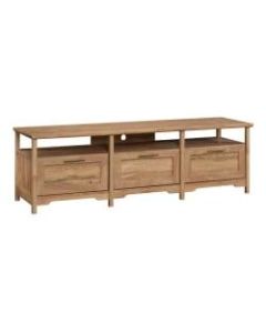 Sauder Coral Cape Entertainment Credenza For 70in TVs, 20-5/8inH x 67-3/8inW x 19inD, Sindoori Mango