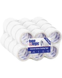 Tape Logic Carton-Sealing Tape, 3in Core, 3in x 55 Yd., White, Pack Of 24