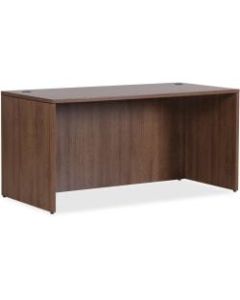 Lorell Essentials Series Rectangular Shell Desk, 72inW x 36inD, Walnut