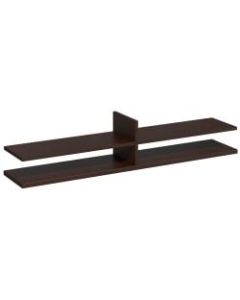 Bush Business Furniture Components Elite Collection Standing Table Desk Shelf Kit, 60inW x 12 1/2inD, Mocha Cherry, Standard Delivery Services