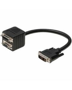 Belkin Video Cable - DVI Male Video - DVI Female Video, HD-15 Female VGA - 1ft