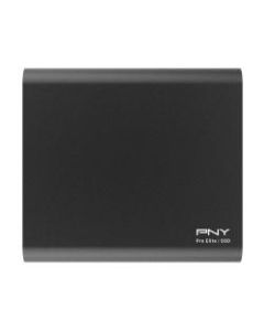 PNY Pro Elite 250GB Portable External Solid State Drive, Black