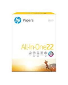 HP All-In-One Printing Paper, Letter Size (8 1/2in x 11in), 22 Lb, Ream Of 500 Sheets