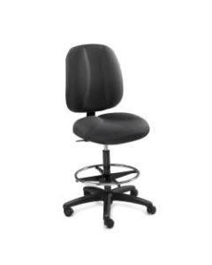 Safco Apprentice II Extended-Height Fabric Chair, Black