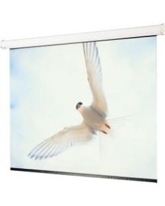 Draper Targa Contemporary motor-in-roller electric screen - 50in x 67in - Fiberglass Matt White - 84in Diagonal