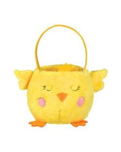 Amscan Plush Chick Easter Baskets, Medium Size, Set Of 2
