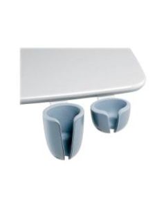 Ergotron Zido Gel Cup & Probe Holder, Large - 4.5in x 3.5in x 2.5in x - Plastic - Cool Gray
