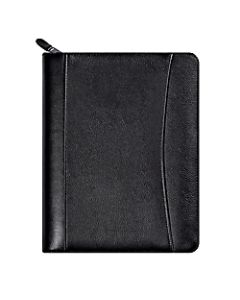 FranklinCovey Sedona Leather Binder And Starter Pack, 5 1/2in x 8 1/2in, Black (34687)