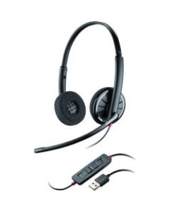 Plantronics Blackwire C320-M Headset - Stereo - USB - Wired - 20 Hz - 20 kHz - Over-the-head - Binaural - Supra-aural - Noise Cancelling Microphone