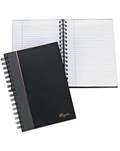 TOPS Royale Wirebound Notebook, 5 7/8in x 8 1/4in, Legal Ruled, 96 Sheets, Gray/Black