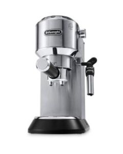 DeLonghi Dedica Deluxe 15-Bar 2-Cup Pump Espresso Machine With Rapid Cappuccino System, Stainless Steel