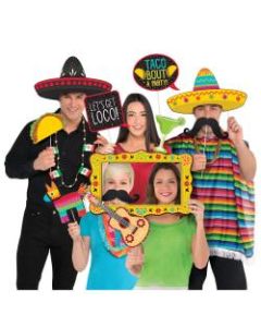 Amscan Cinco de Mayo Deluxe Jumbo Photo Props, Multicolor, Pack Of 12 Props