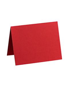 LUX Folded Cards, A9, 5 1/2in x 8 1/2in, Ruby Red, Pack Of 50