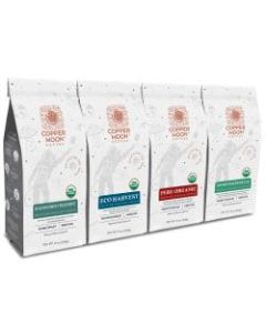 Copper Moon Ground Coffee, Organic Variety Pack, 12 Oz Bag, Pack Of 4 Bags