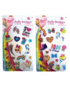 Inkology Puffy Stickers, JoJo Siwa, Pack Of 6 Sheets
