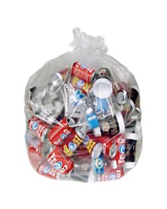 Pitt Plastics Linear Low-Density Can Liners, 0.7-mil, 24in x 32in, Clear, Case Of 250