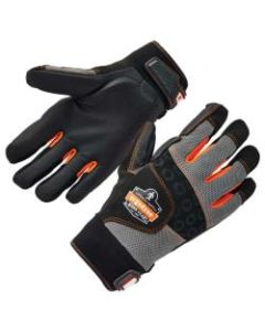 Ergodyne ProFlex 9002 ANSI/ISO-Certified Full-Finger Anti-Vibration Gloves, Extra Large, Black